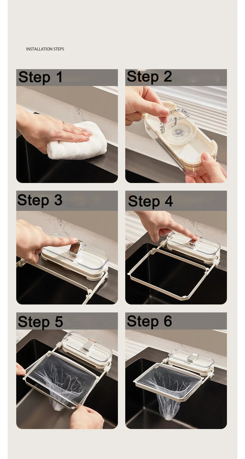Kitchen Sink Filter Rack