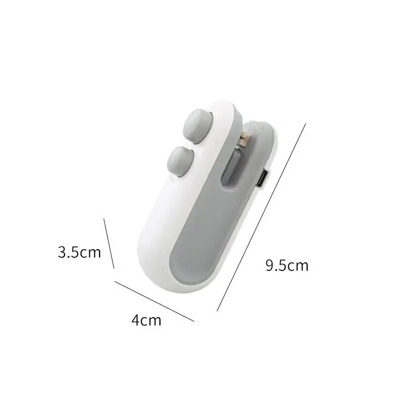 Mini Handheld Food Heat Sealer USB Rechargeable