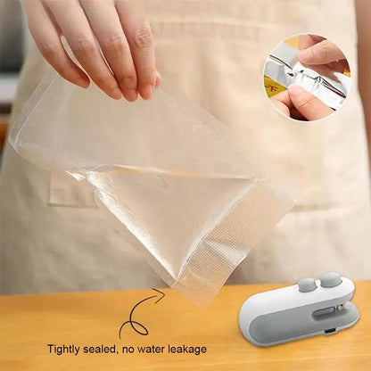 Mini Handheld Food Heat Sealer USB Rechargeable